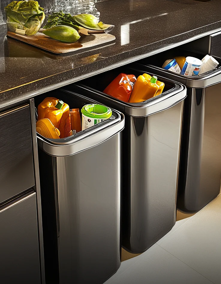 Double Garbage Pull-Outs