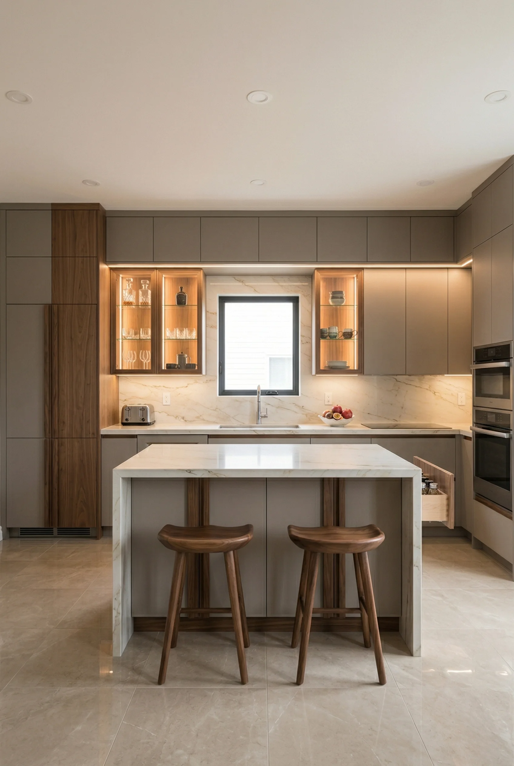 Custom Kitchen Cabinets after - Project 1