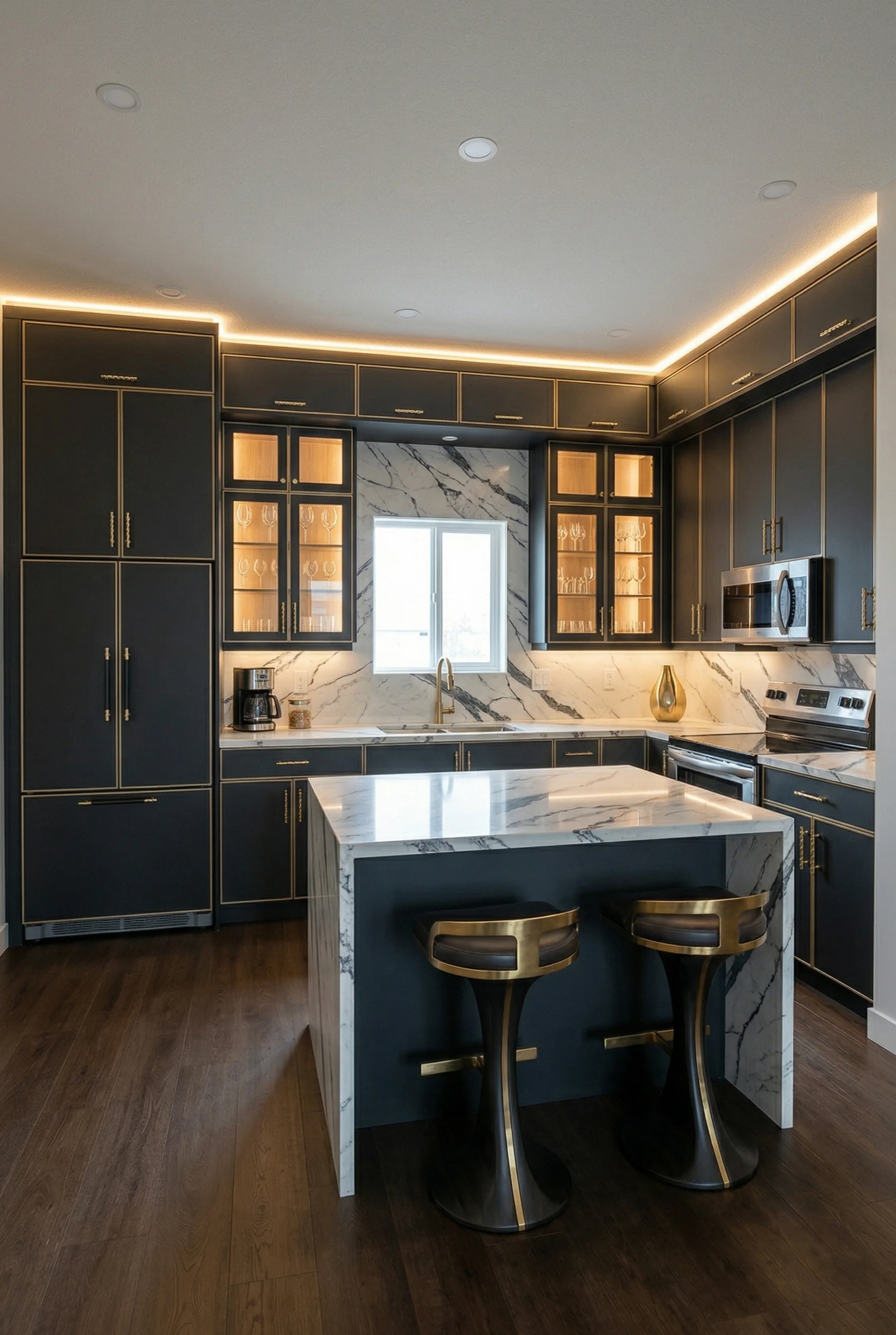 Custom Kitchen Cabinets after - Project 2