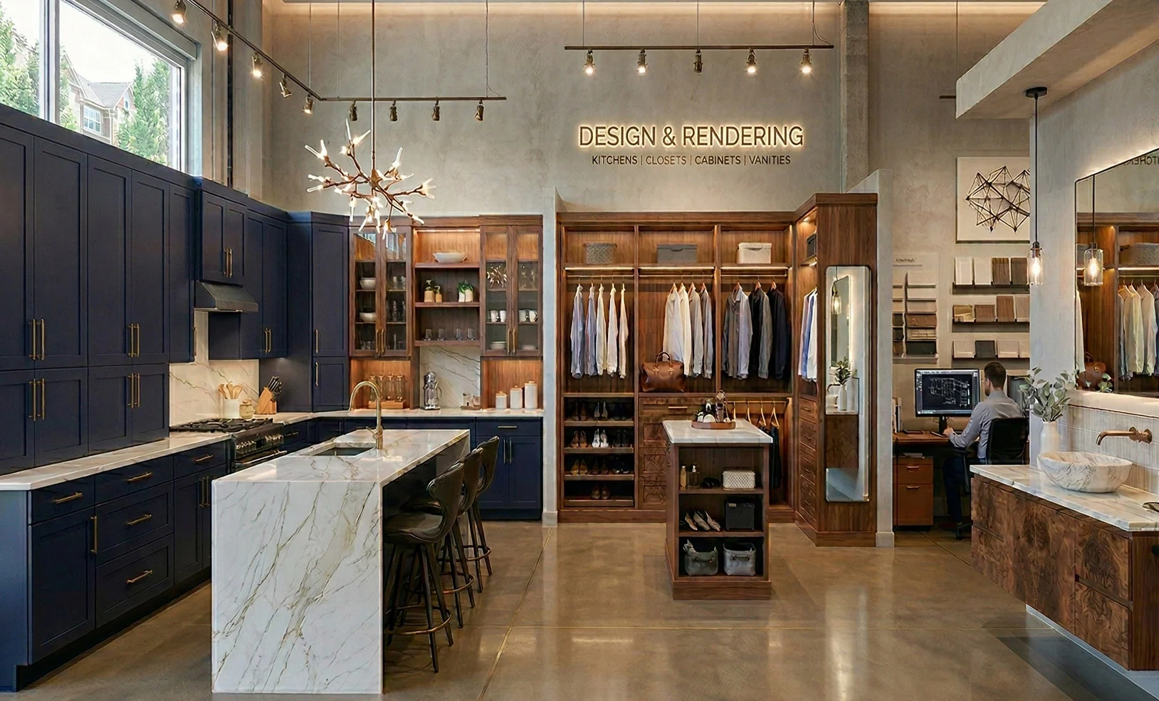 Kitchen Design and Rendering by Highline Cabinetry